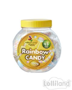 Rainbow Candy Jar 500G