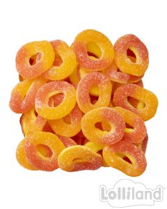 Gummi Peach Rings 1Kg