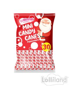 Mini Candy Canes 30 Pk